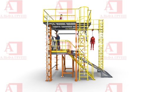 Учебно-тренировочный полигон (комплекс)  Альпинист-03-01.